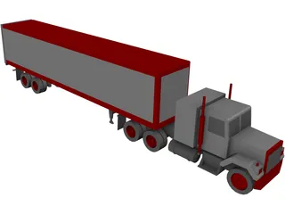 Mack Truck 3D Model preview