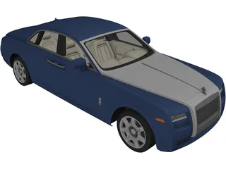 Rolls-Royce Ghost (2010) 3D Model preview