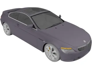 BMW 6-Series Coupe 3D Model preview