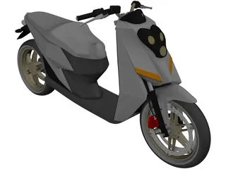 Scooter 3D Model preview