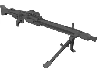 MG42 3D Model preview