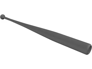 Baseball Bat 3D Model preview