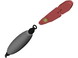Snap Swivel 3D Model preview