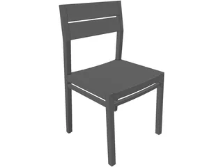 Ethnicraft EX1 Chair 3D Model preview