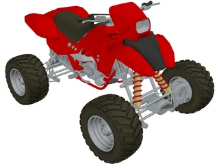 Quad 4x4 3D Model preview