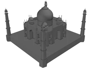 Taj Mahal 3D Model preview