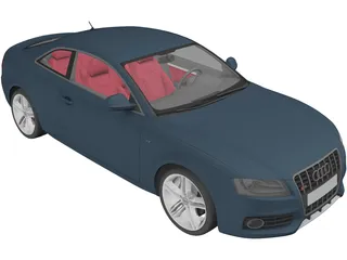 Audi S5 3D Model preview