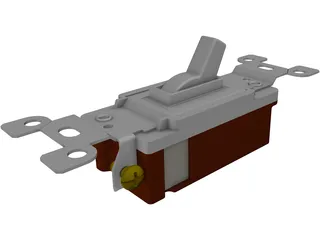 Light Switch 3D Model preview