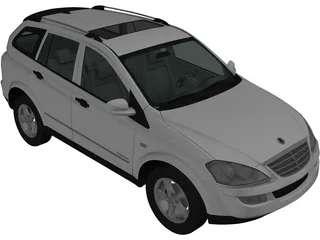 SsangYong Kyron (2011) 3D Model preview