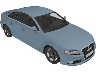 Audi A4 3D Model preview
