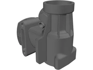 RC Engine Housing 3D Model preview