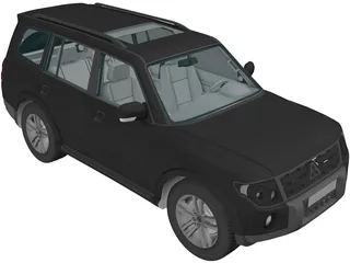 Mitsubishi Pajero 3D Model preview