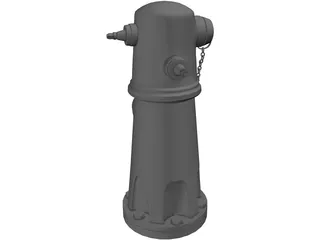 Fire Hydrant 3D Model preview