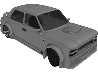 Zastava 101 Turbo 3D Model preview