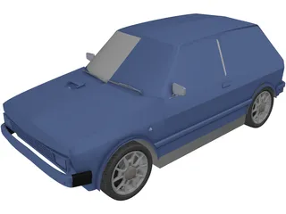 Yugo 1.4 3D Model preview