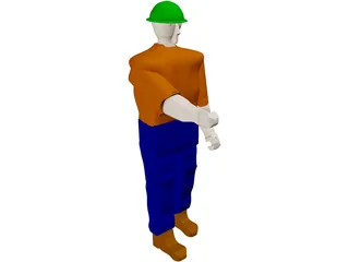 Operator Worker 3D Model preview
