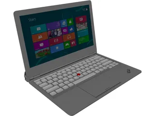 Lenovo Thinkpad 3D Model preview