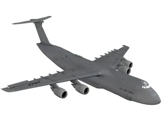 Lockheed C-5 Galaxy 3D Model preview