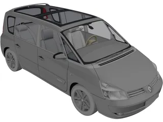 Renault Espace (2005) 3D Model preview