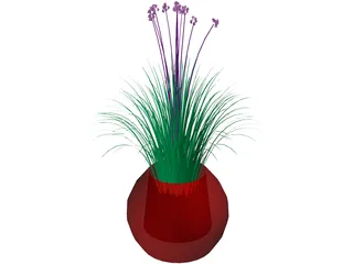 Plant Flower 3D Model preview