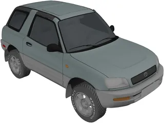 Toyota RAV4 (1995) 3D Model preview
