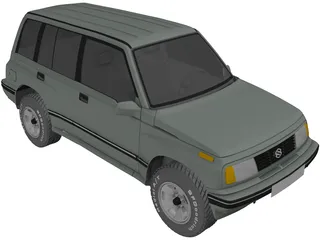 Suzuki Vitara 5-doors (1990) 3D Model preview