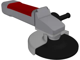 Angle Grinder 3D Model preview