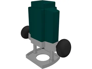 Router 3D Model preview