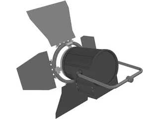 Stage Studio Light 3D Model preview