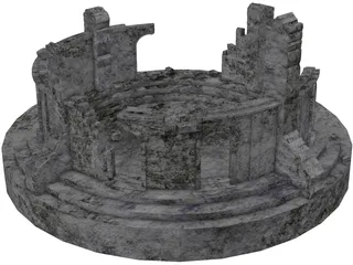 Ruins 3D Model preview