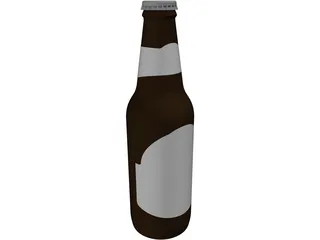 Beer Bottle 3D Model preview