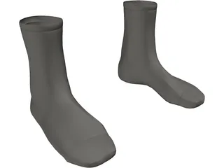 Socks 3D Model preview