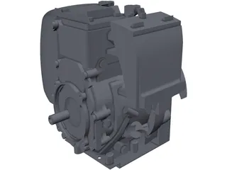 Honda GXH-50 Engine 3D Model preview