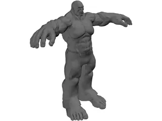 Hulk 3D Model preview