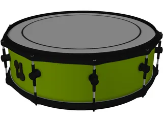 Sonor Snare Drum 3D Model preview