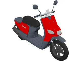 Scooter 3D Model preview