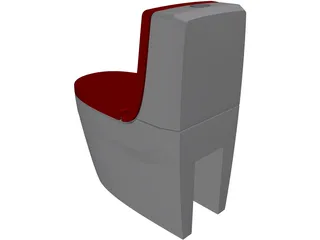 Roca Chroma Toilet 3D Model preview