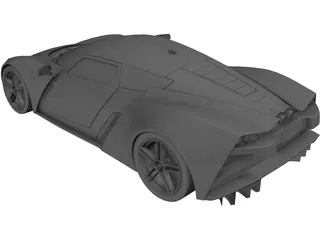Marussia B2 3D Model preview