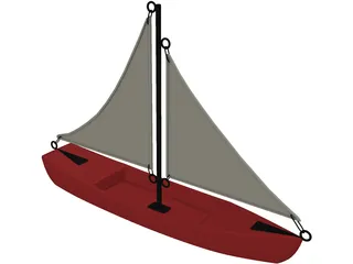 Boat 3D Model preview
