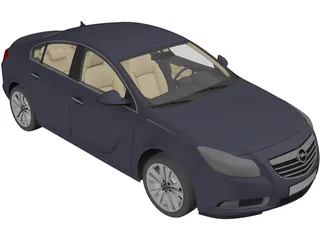 Opel Insignia 3D Model preview