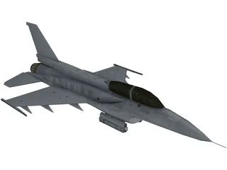F-16 3D Model preview