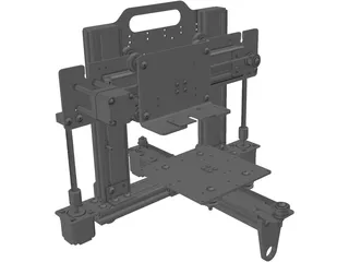 3D Printer 3D Model preview