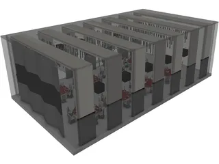 Restaurant 3D Model preview