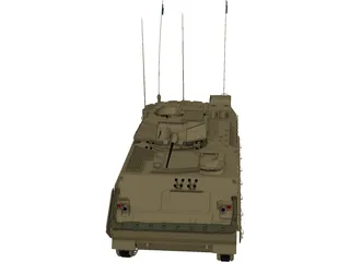 Tank Pakistan Talha 3D Model preview
