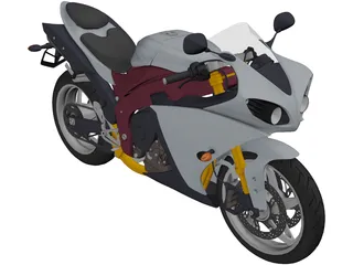 Yamaha R1 3D Model preview