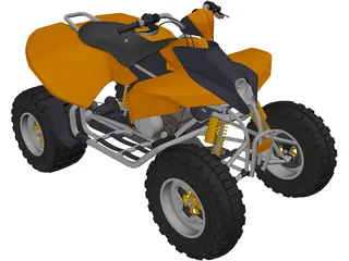 KTM Quad 3D Model preview