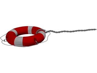 Life Buoy 3D Model preview