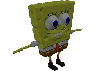Sponge Bob Squarepants 3D Model preview