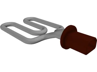Heating Element 3D Model preview