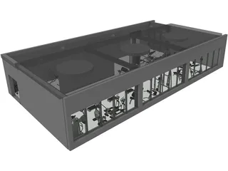 Fitness Equipment 3D Model preview